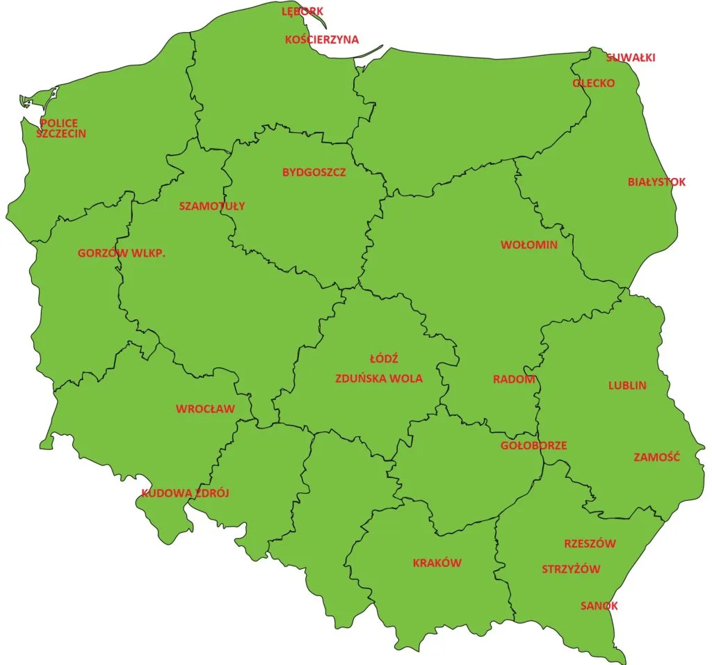 Polska Mapa Sekcji 1024x956