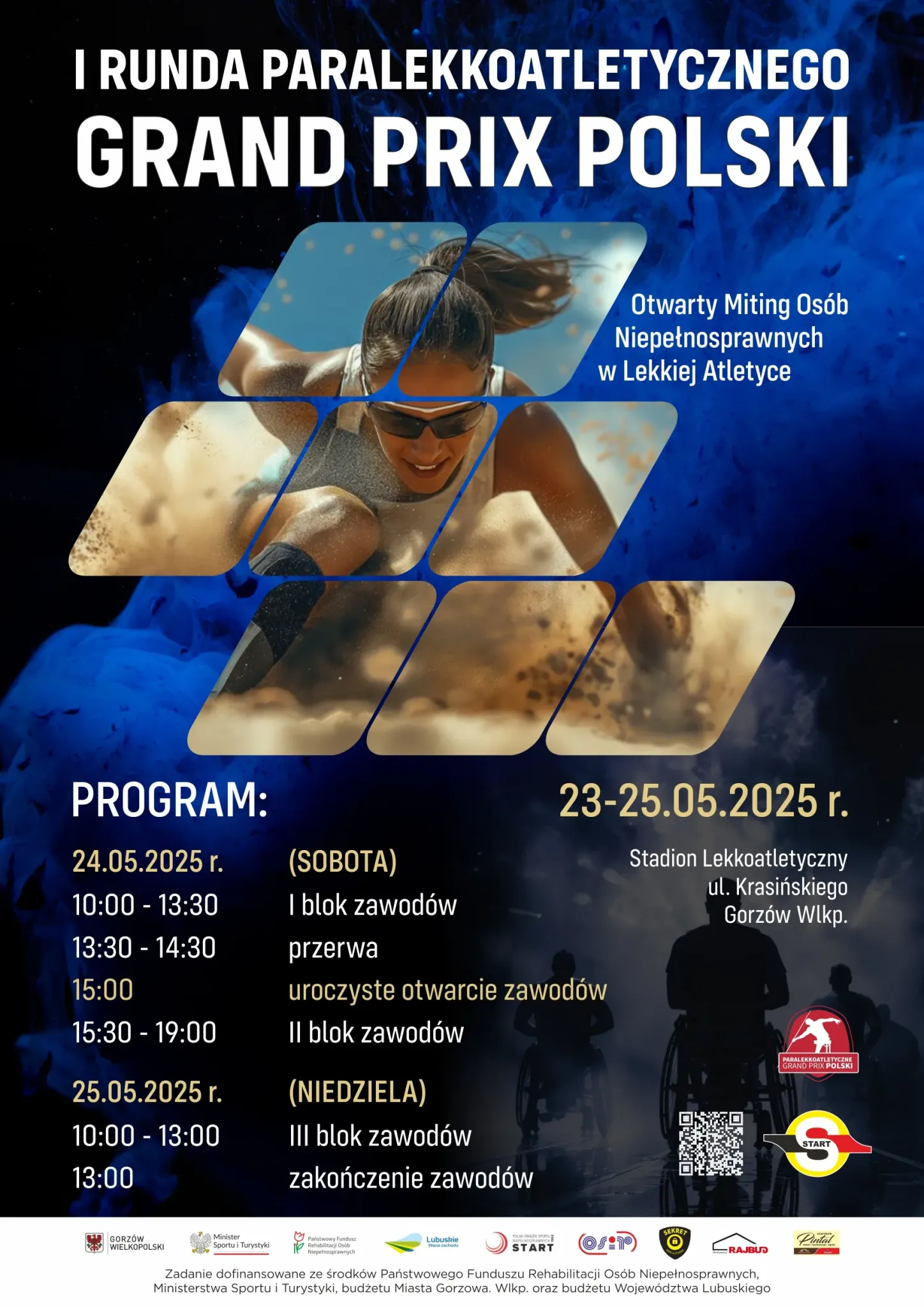 1 Runda Grand Prix Lekkaatletyka Gorzow Plakat A3 Jpg