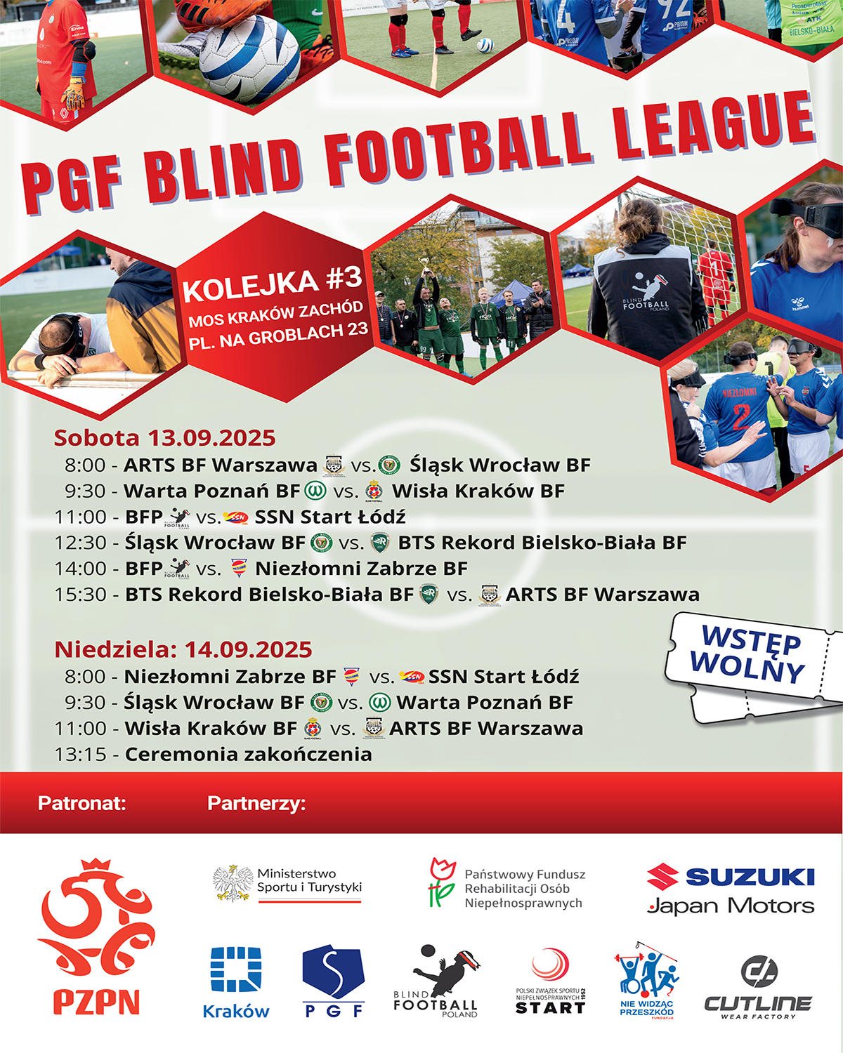 Plakat Finał Pgf Blind Football League