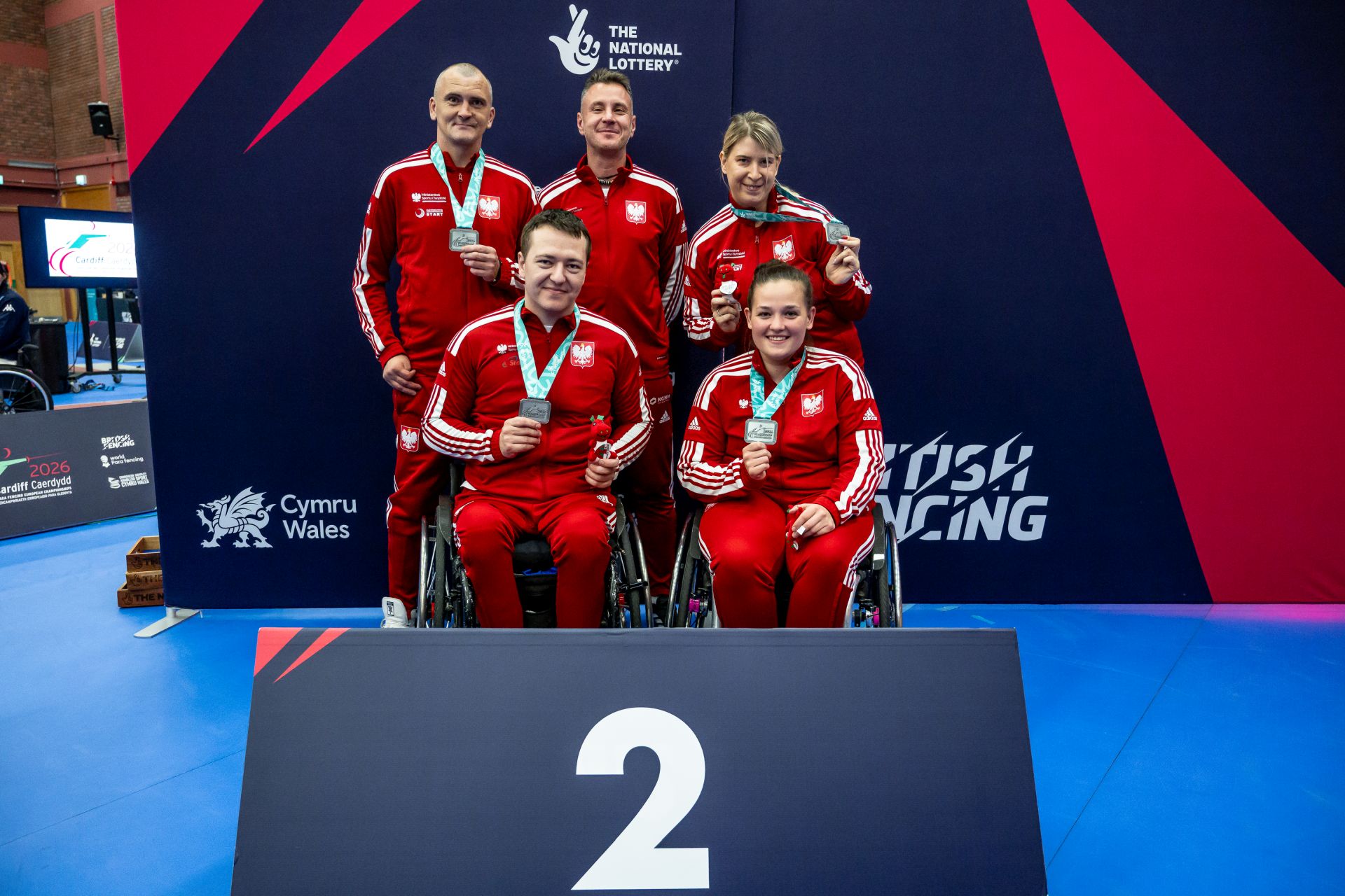 Silver medal for Poles at the start of the European Para Fencing Championships!